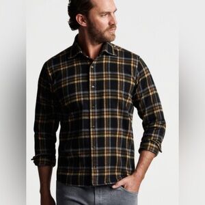 Peter Millar Hino Japanese Flannel Sport Shirt Size XXL